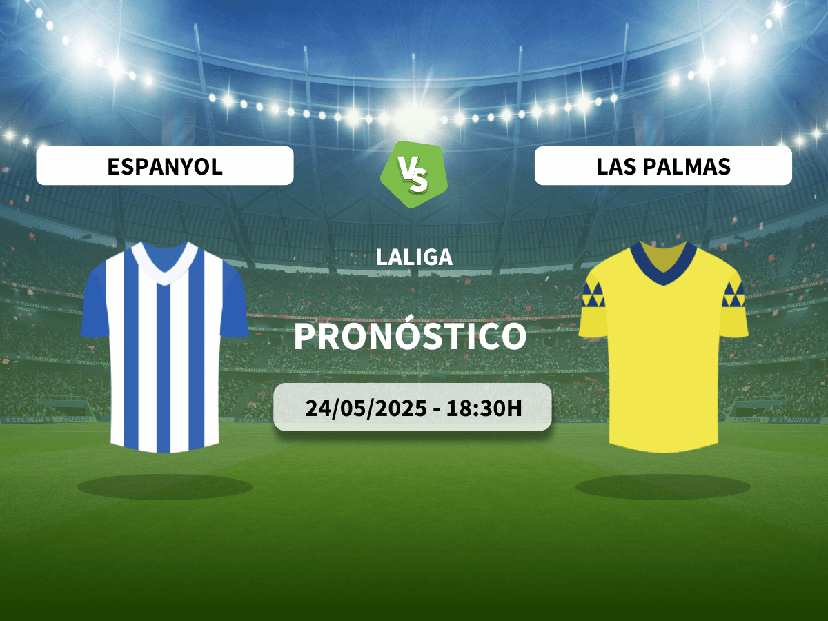 Pronóstico RCD Espanyol vs UD Las Palmas (24/05/2025)