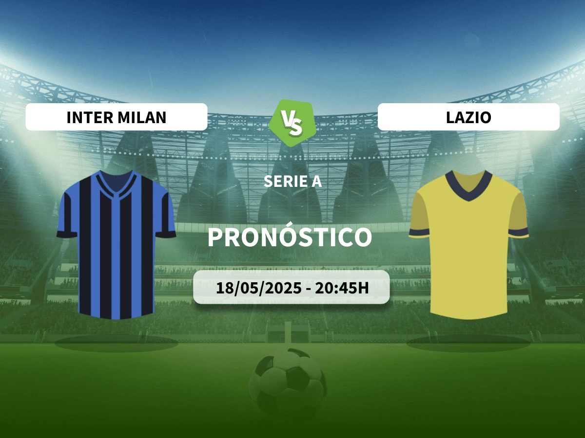 Pronóstico Inter – Lazio (18/05/25) | Serie A