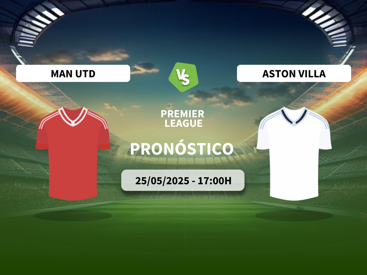 Pronóstico Manchester United vs Aston Villa (25/05/2025)