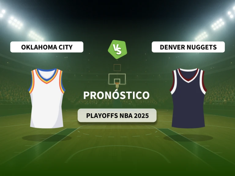 Pron&oacute;stico Oklahoma vs Nuggets Playoffs NBA 2025