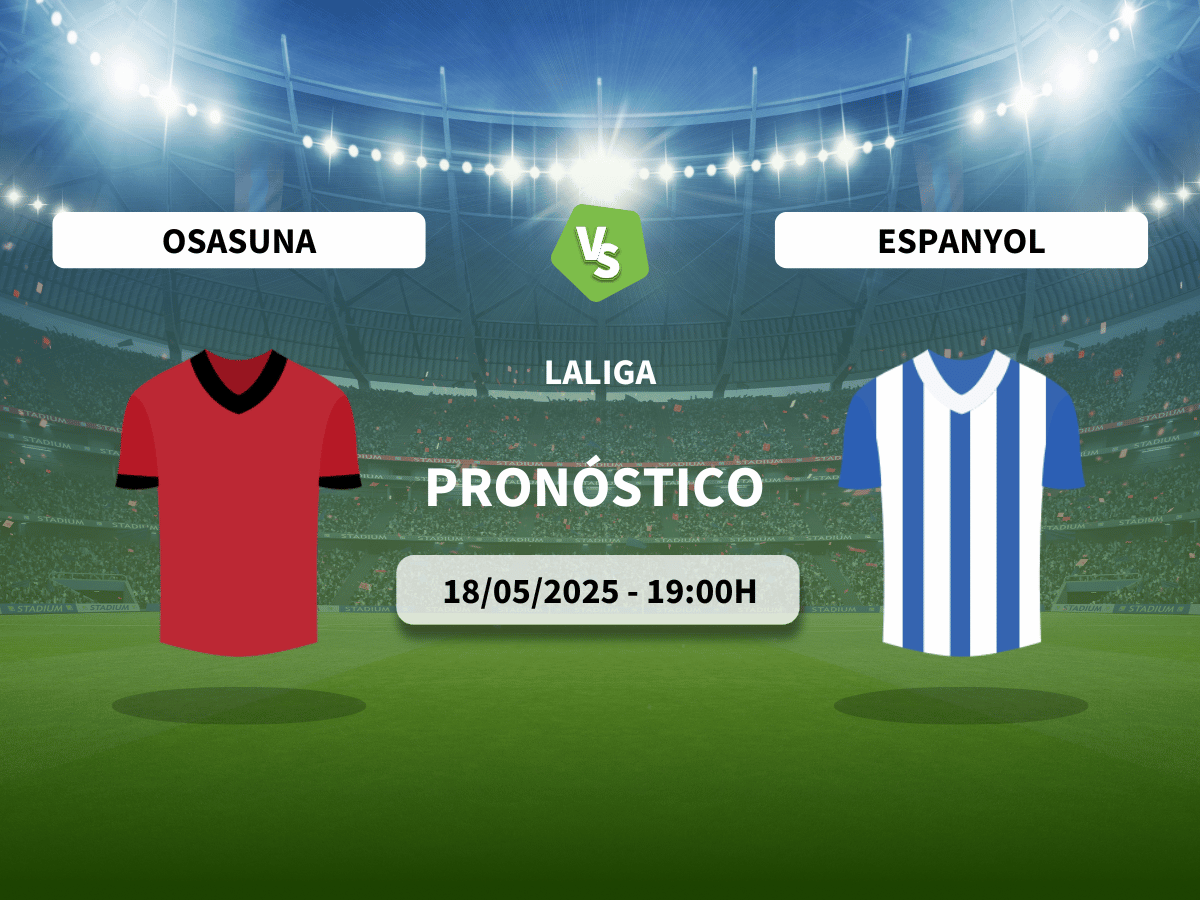 Pronóstico CA Osasuna vs RCD Espanyol (18/05/2025)