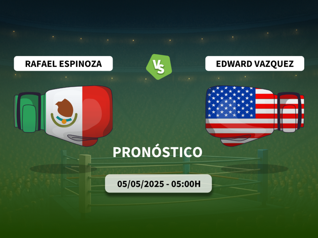 Pronóstico Rafael Espinoza vs Edward Vazquez
