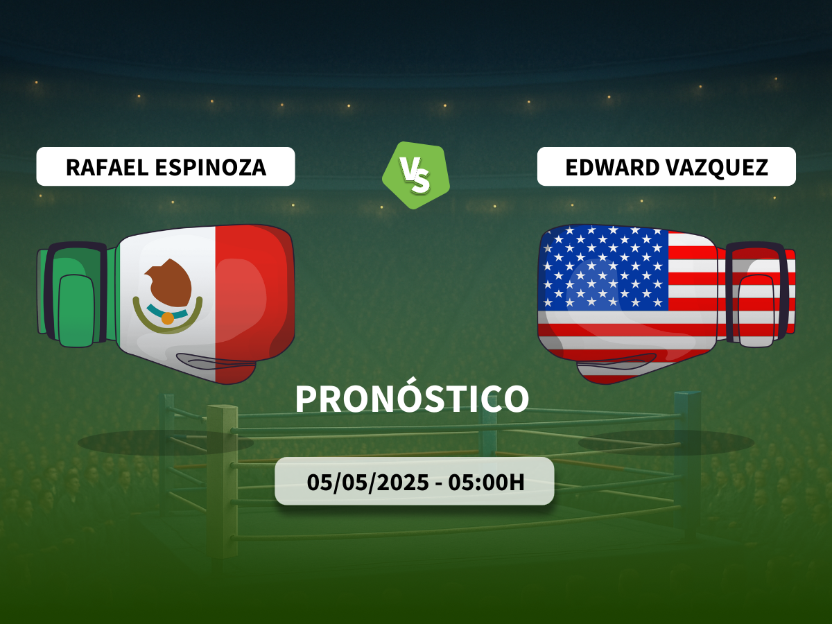 Pronóstico Rafael Espinoza vs Edward Vazquez