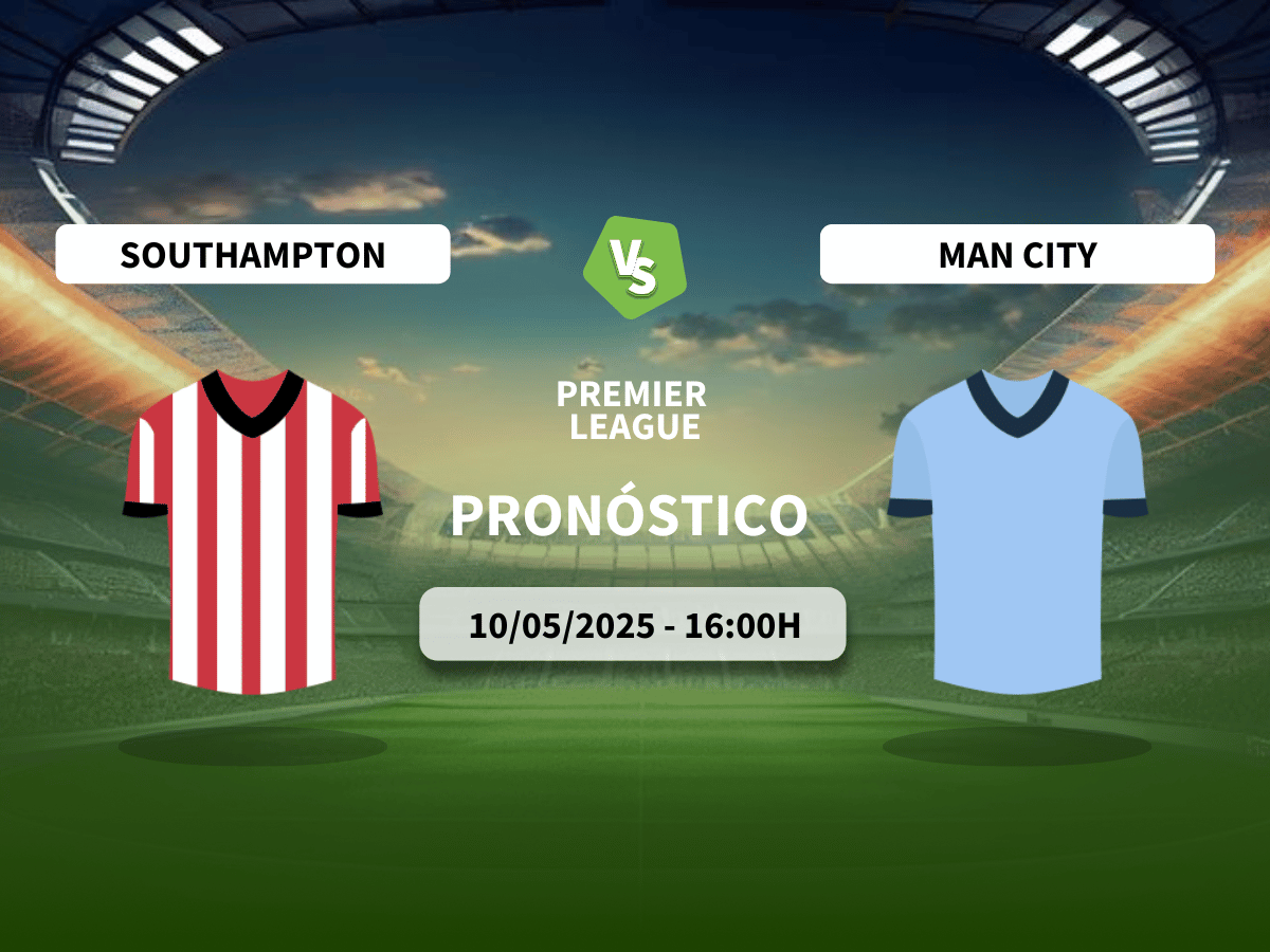 Pronóstico Southampton vs Manchester City (10/05/2025)
