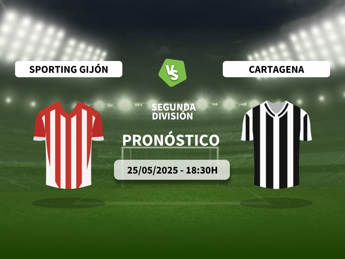 Pronóstico Real Sporting vs FC Cartagena (25/05/2025)