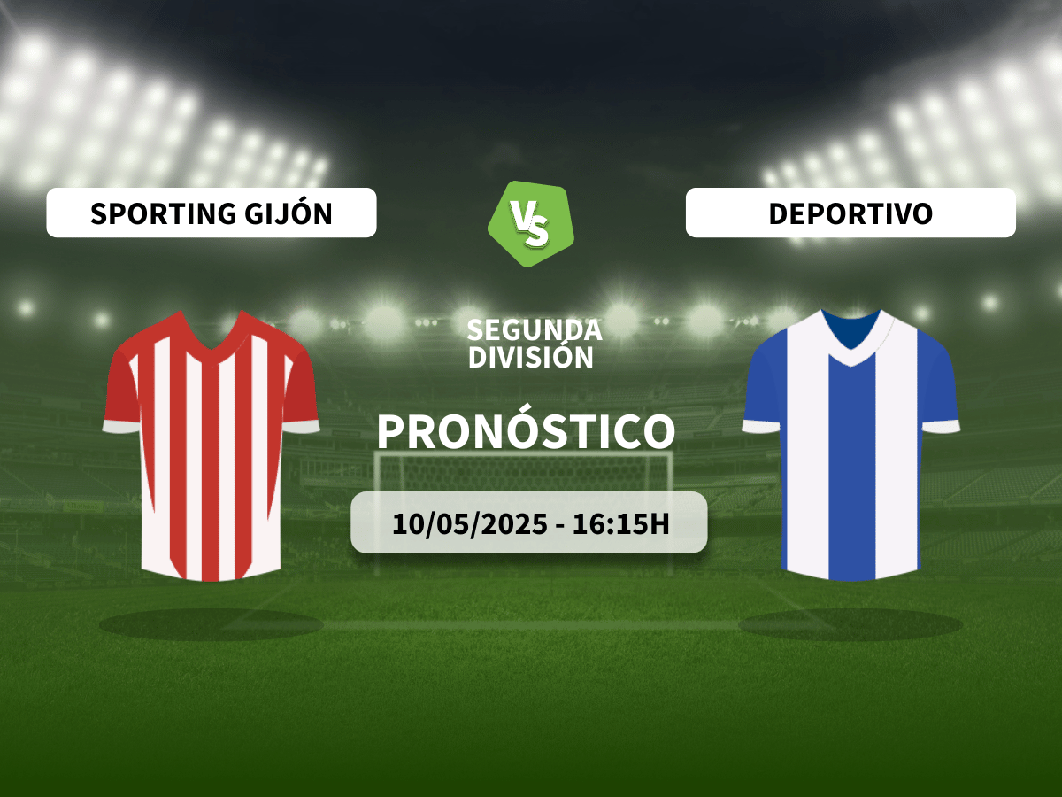 Pronóstico Sporting de Gijón vs Deportivo de La Coruña (10/05/2025)