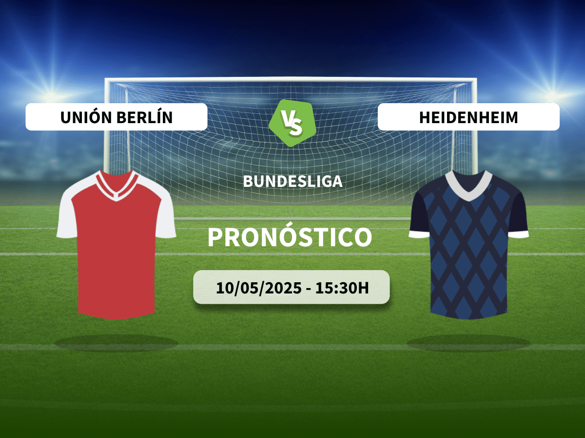 Pronóstico Union Berlin vs Heidenheim (10/05/2025)
