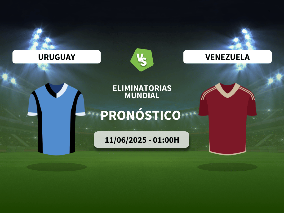 Pronóstico Uruguay vs Venezuela (11/06/2025)