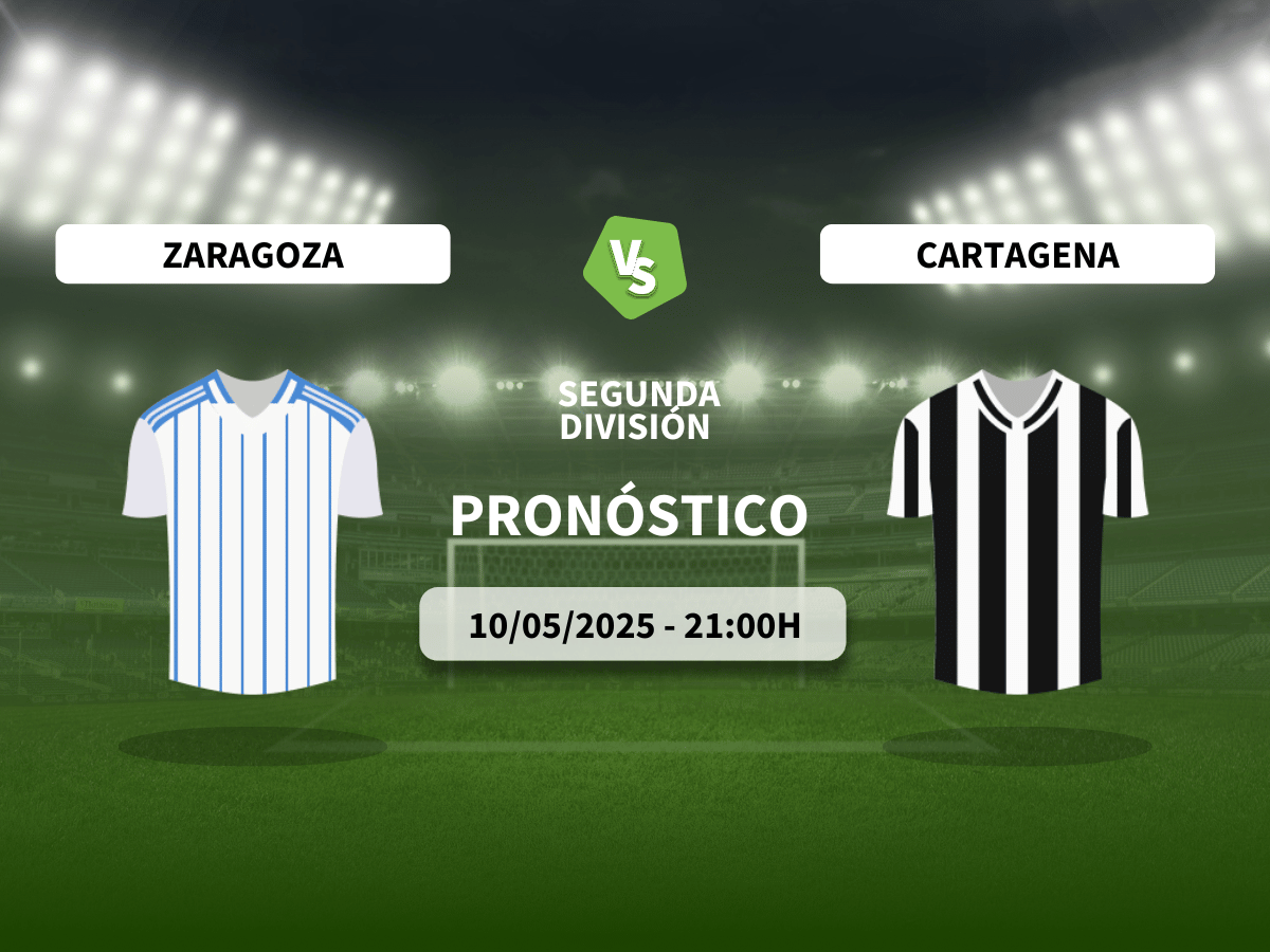 Pronóstico Real Zaragoza vs FC Cartagena (10/05/2025)