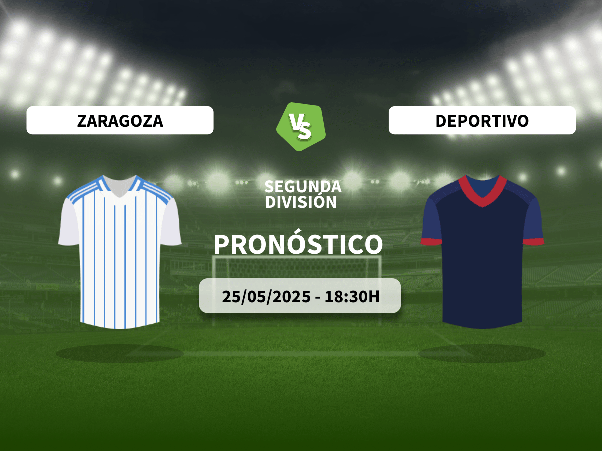 Pronóstico Real Zaragoza vs RC Deportivo (25/05/2025)