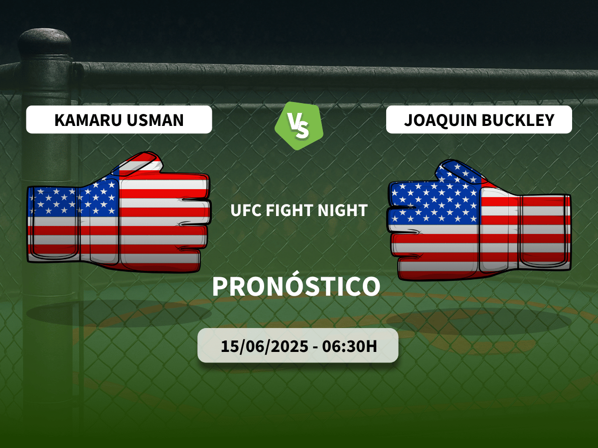 Imagen destacada del pronóstico al combate Kamaru Usman vs Joaquin Buckley