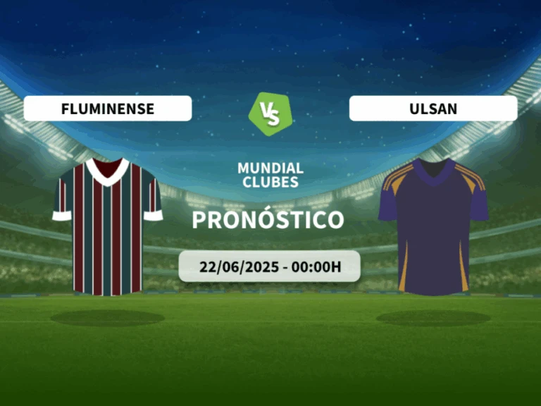 Pron&oacute;stico Fluminense vs Ulsan (22/06/2025)