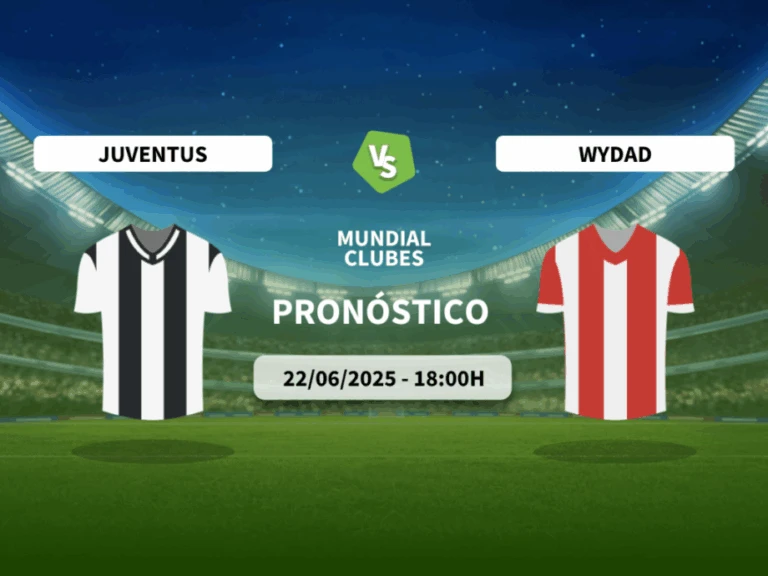 Pron&oacute;stico Juventus vs Wydad (22/06/2025)