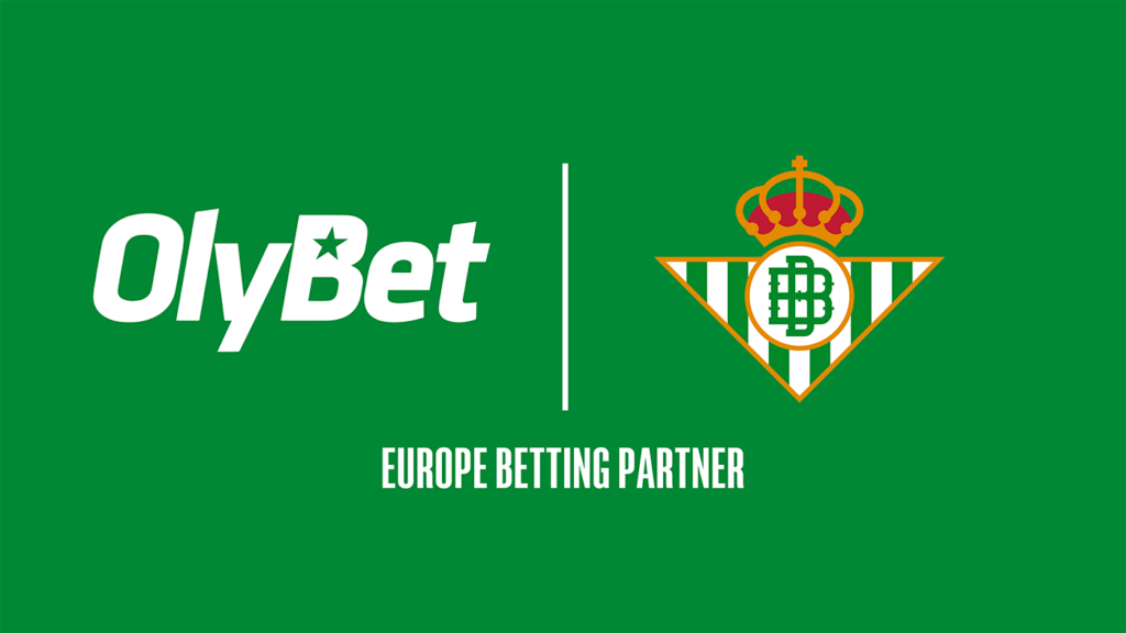 Imagen patrocinio de Olybet del Real Betis