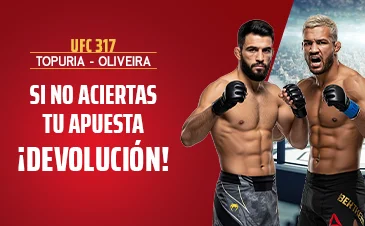 promocion sportium topuria oliveira ufc 317