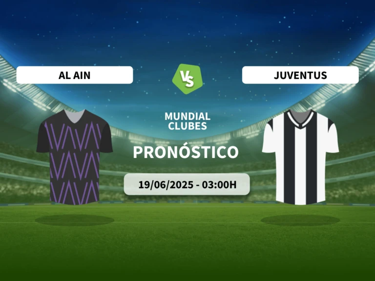 Pron&oacute;stico Al Ain vs Juventus (19/06/2025)