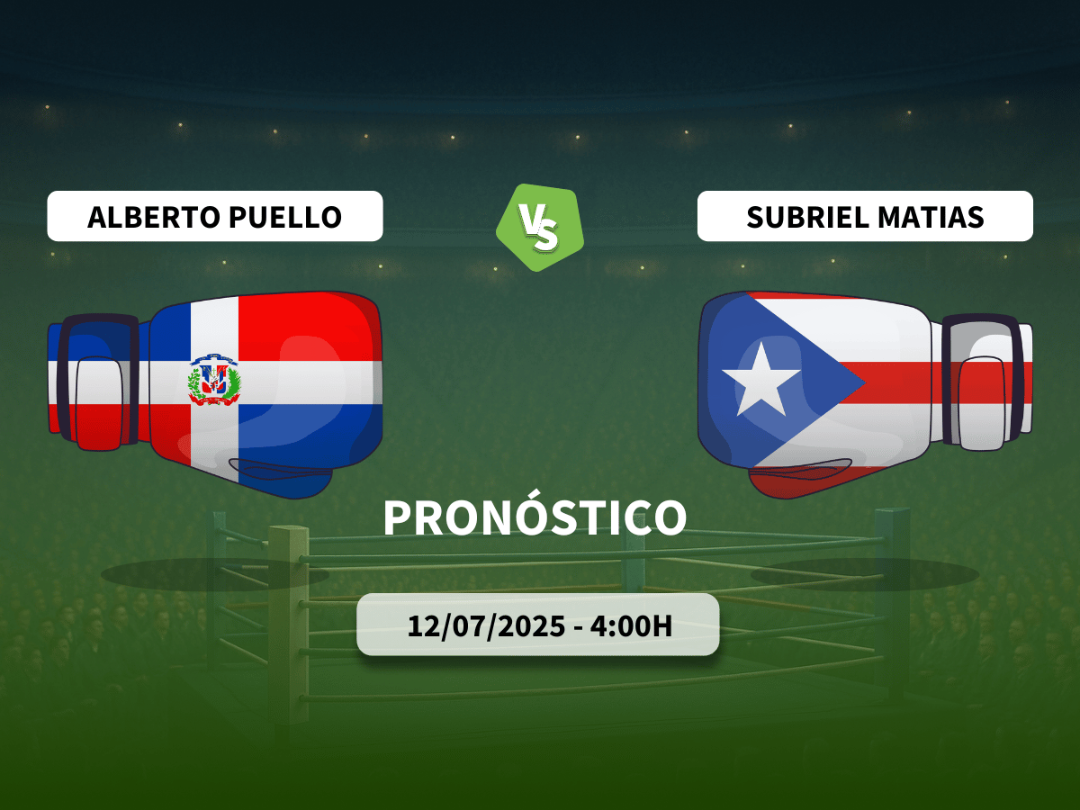 Pronóstico combate Alberto Puello vs Subriel Matias (12/07/2025)