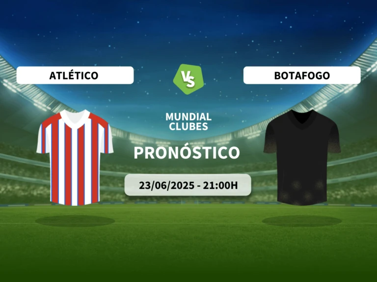 Pron&oacute;stico Atl&eacute;tico de Madrid vs Botafogo (23/06/2025)