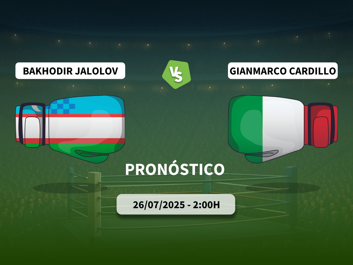 Pronóstico combate Bakhodir Jalolov vs Gianmarco Cardillo (26/07/2025)