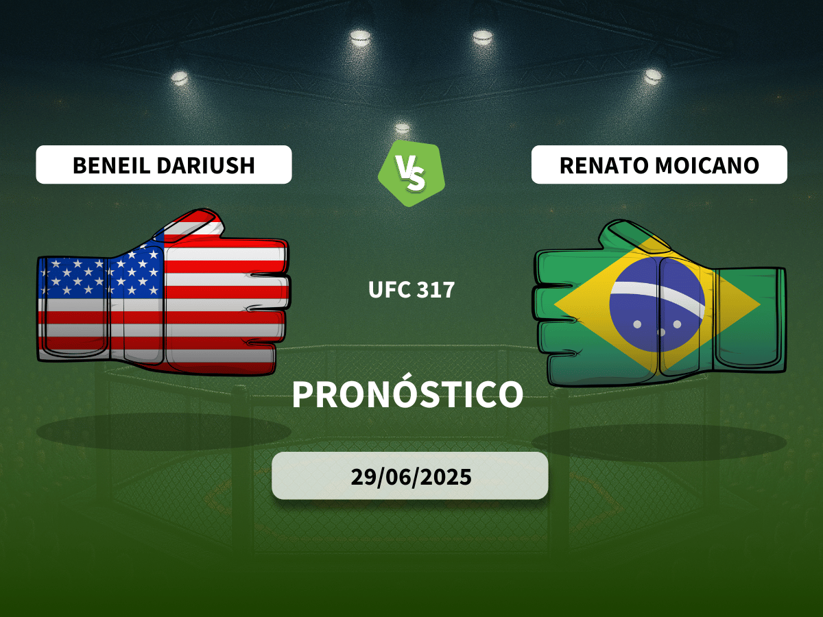pronostico beneil dariush vs renato moicano 29/06/25