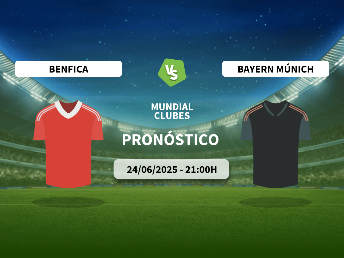 Pronóstico Benfica vs Bayern Múnich (24/06/2025)