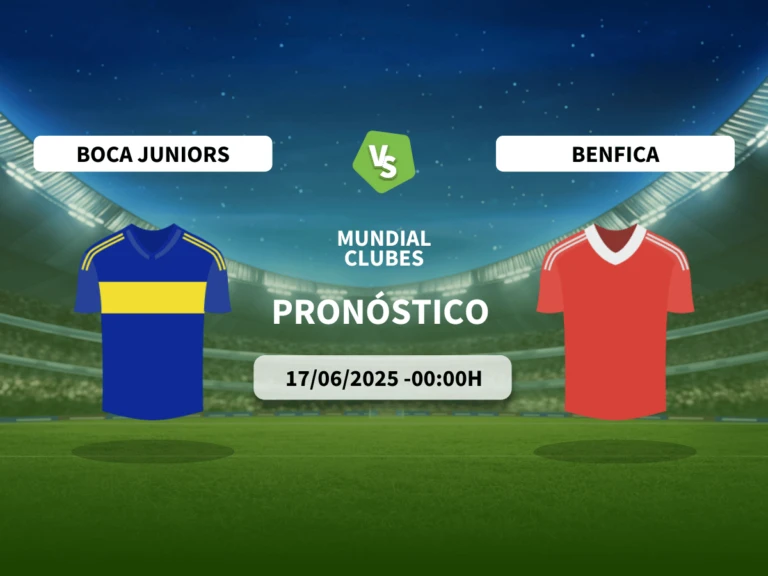 Pron&oacute;stico Boca Juniors vs Benfica (17/06/2025)