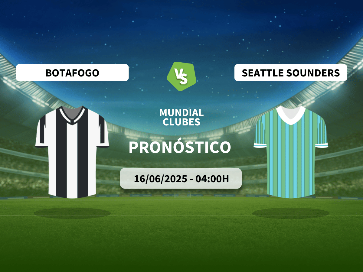 Pronóstico Botafogo vs Seattle Sounders (16/06/2025)