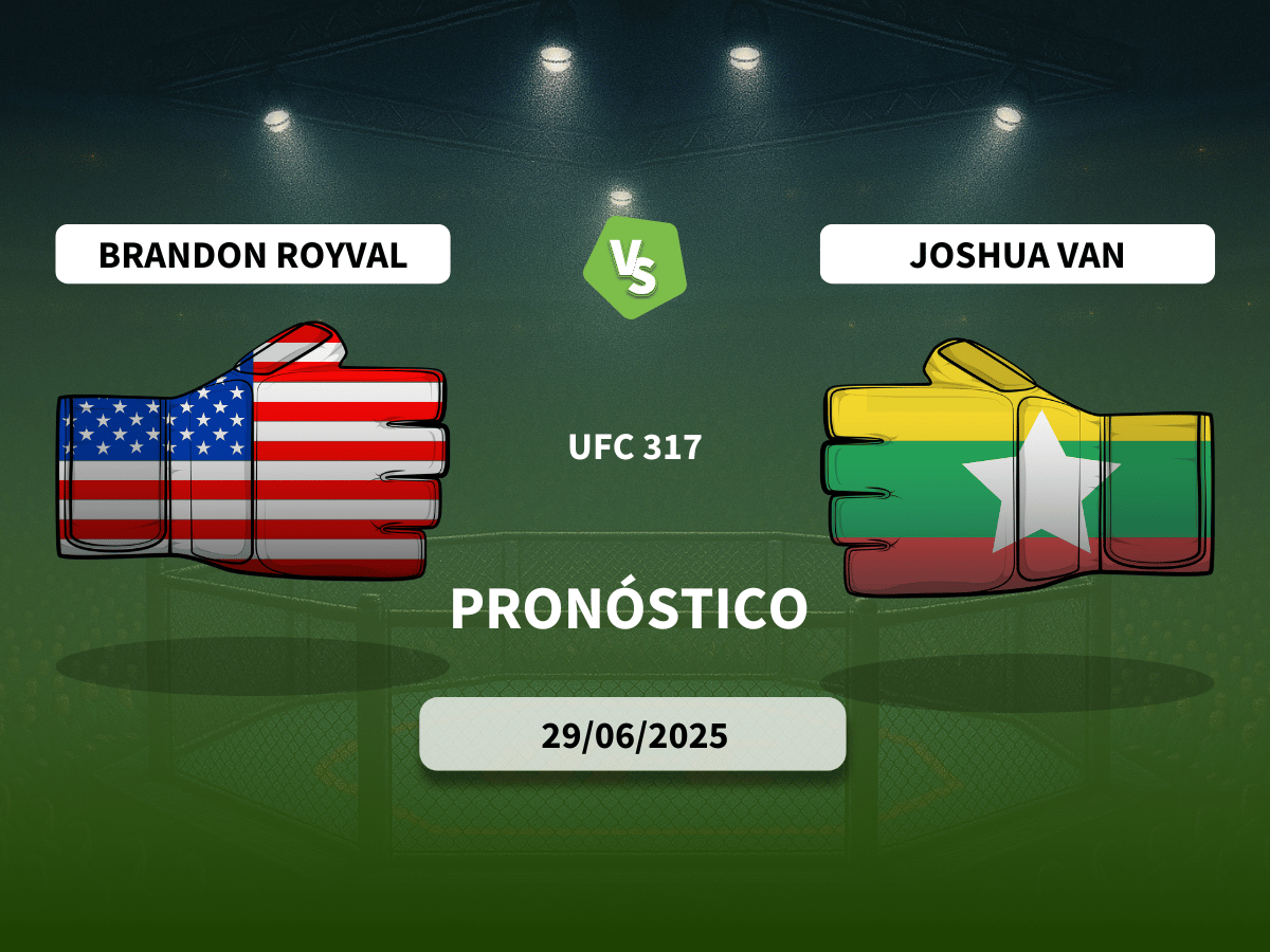 Pronóstico Brandon Royval vs Joshua Van UFC 317 (29/06/2025)
