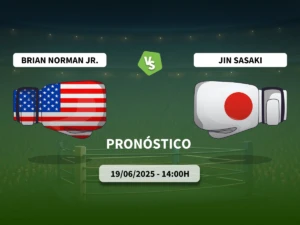 Pronóstico combate Brian Norman Jr vs Jin Sasaki (19/06/2025)