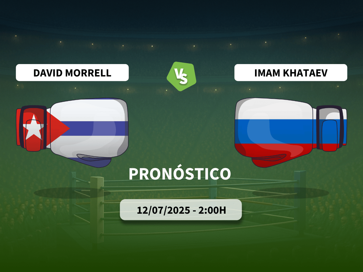 Pronóstico combate David Morrell vs Imam Khataev (12/07/2025)