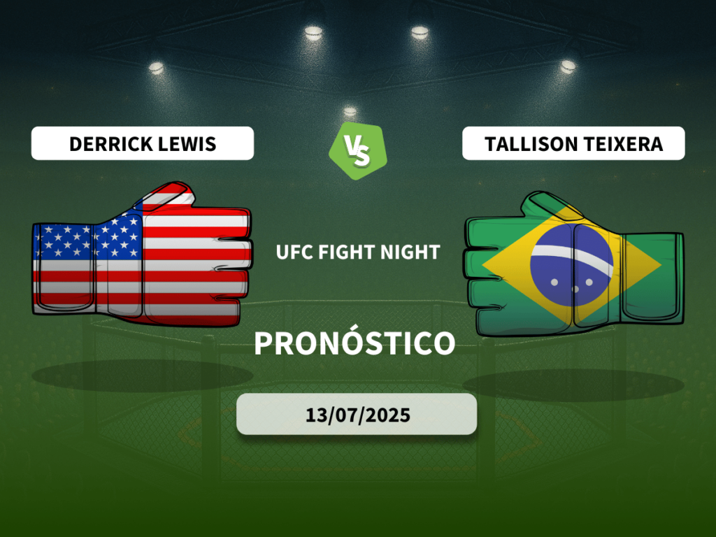 pronostico derrick lewis vs tallison teixera 13/07/25