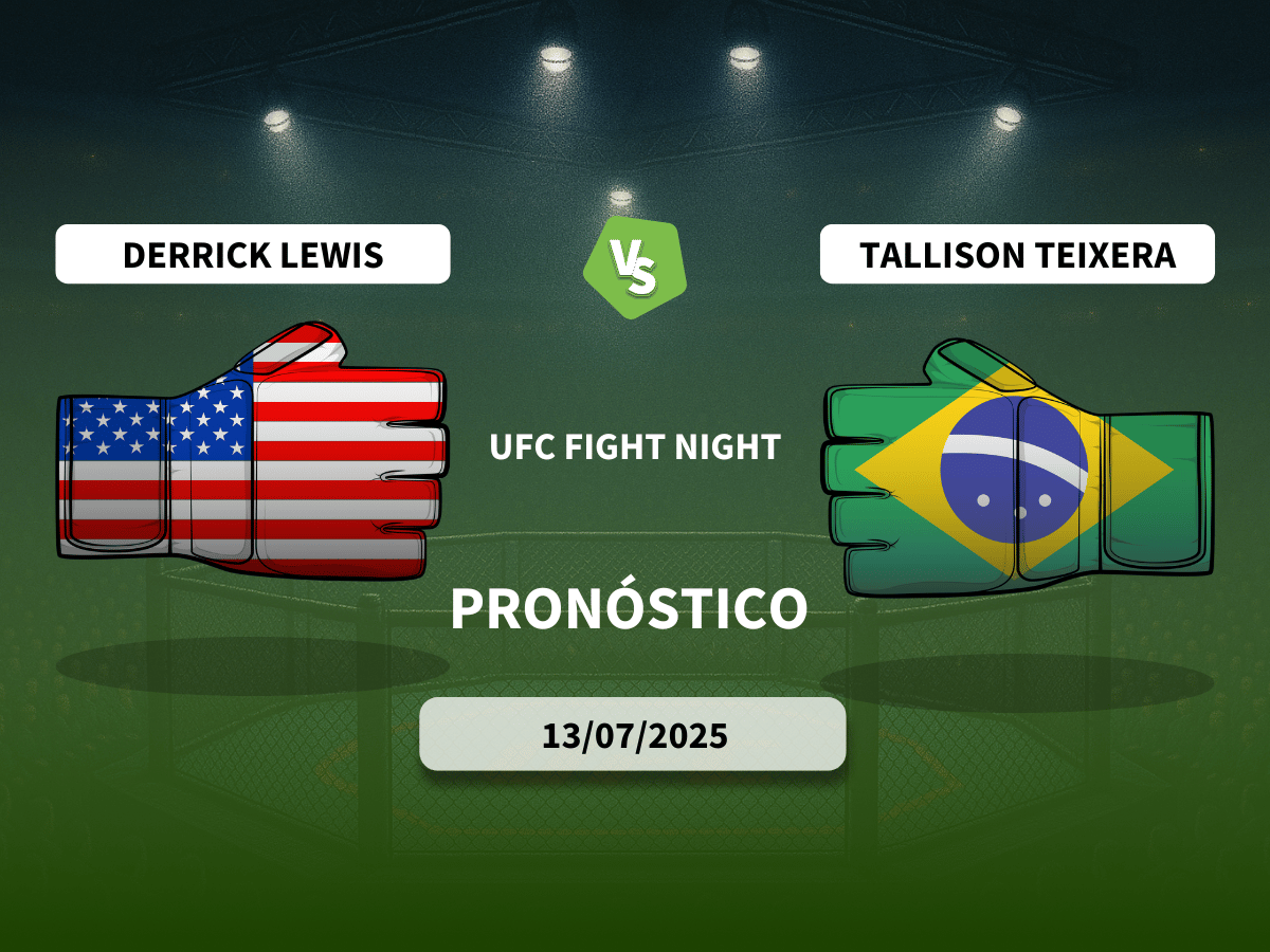 pronostico derrick lewis vs tallison teixera 13/07/25