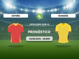 pronostico España vs Rumanía EURO Sub-21 14/06/2025