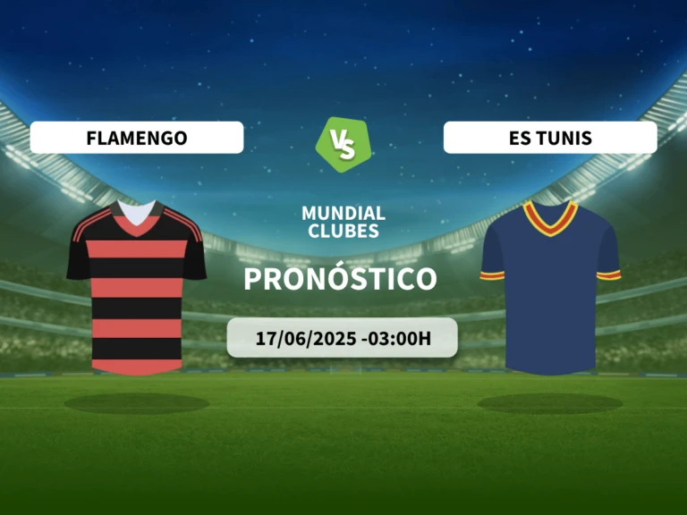 Pron&oacute;stico Flamengo vs ES Tunis (17/06/2025)