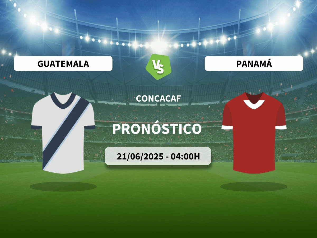 Pronóstico Guatemala – Panamá (21/06/25) | Copa Oro CONCACAF