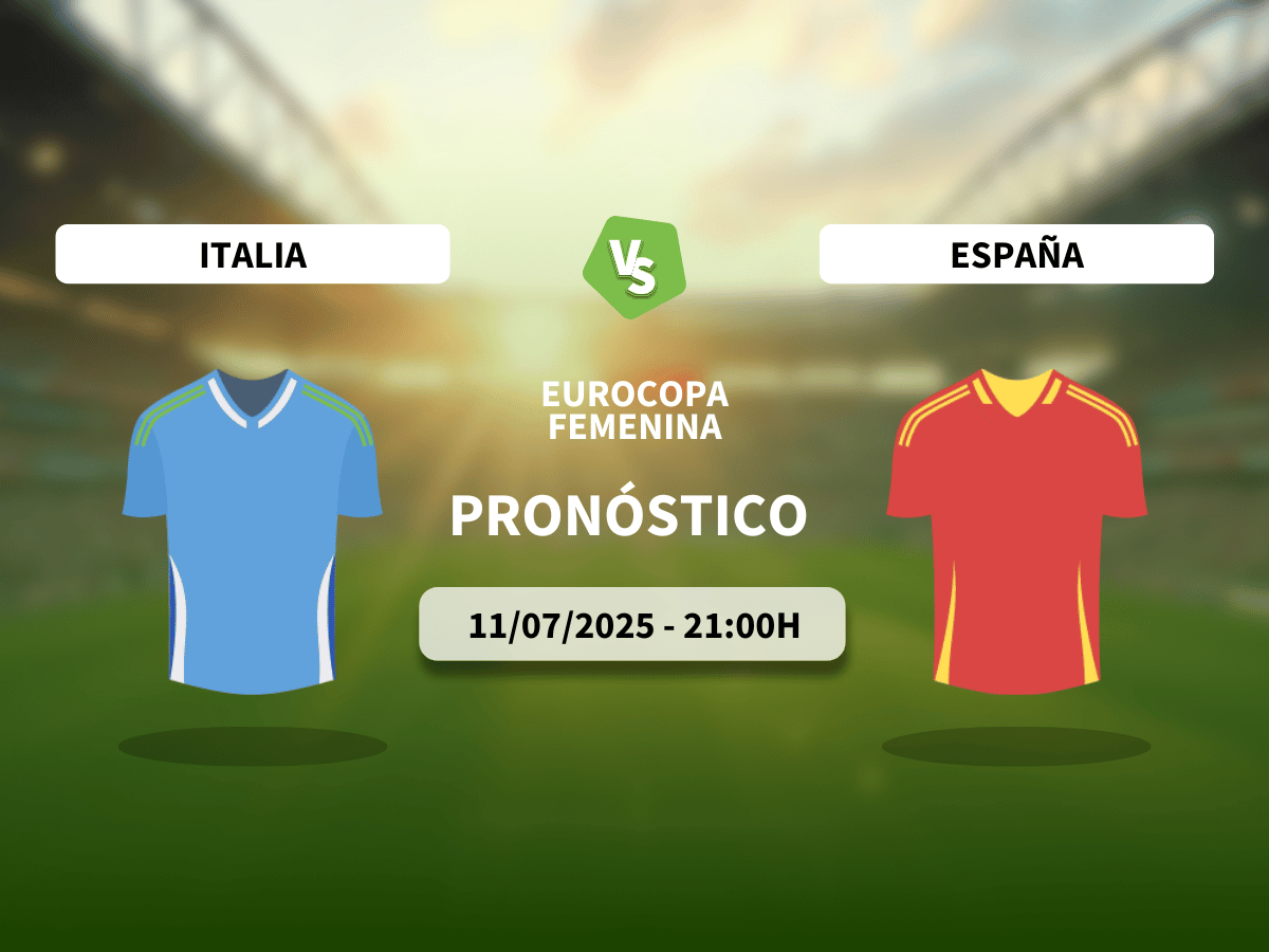 Pronóstico Italia vs España (11/07/2025)