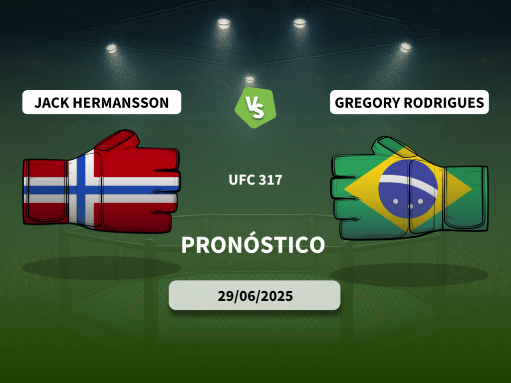 pronostico jack hermansson vs gregory rodrigues 29/06/25