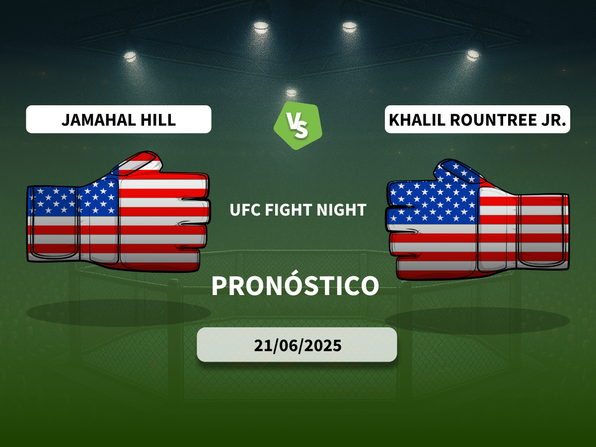 pronostico jamahal hill vs khalil rountree j 21/06/25