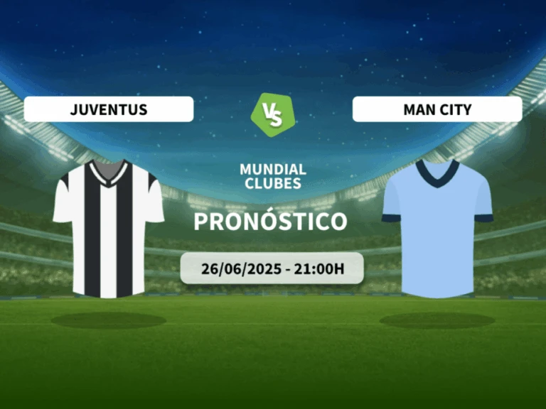 Pron&oacute;stico Juventus vs Manchester City (26/06/2025)