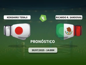 Pronóstico combate Kenshiro Teraji vs Ricardo Rafael Sandoval (30/07/2025)