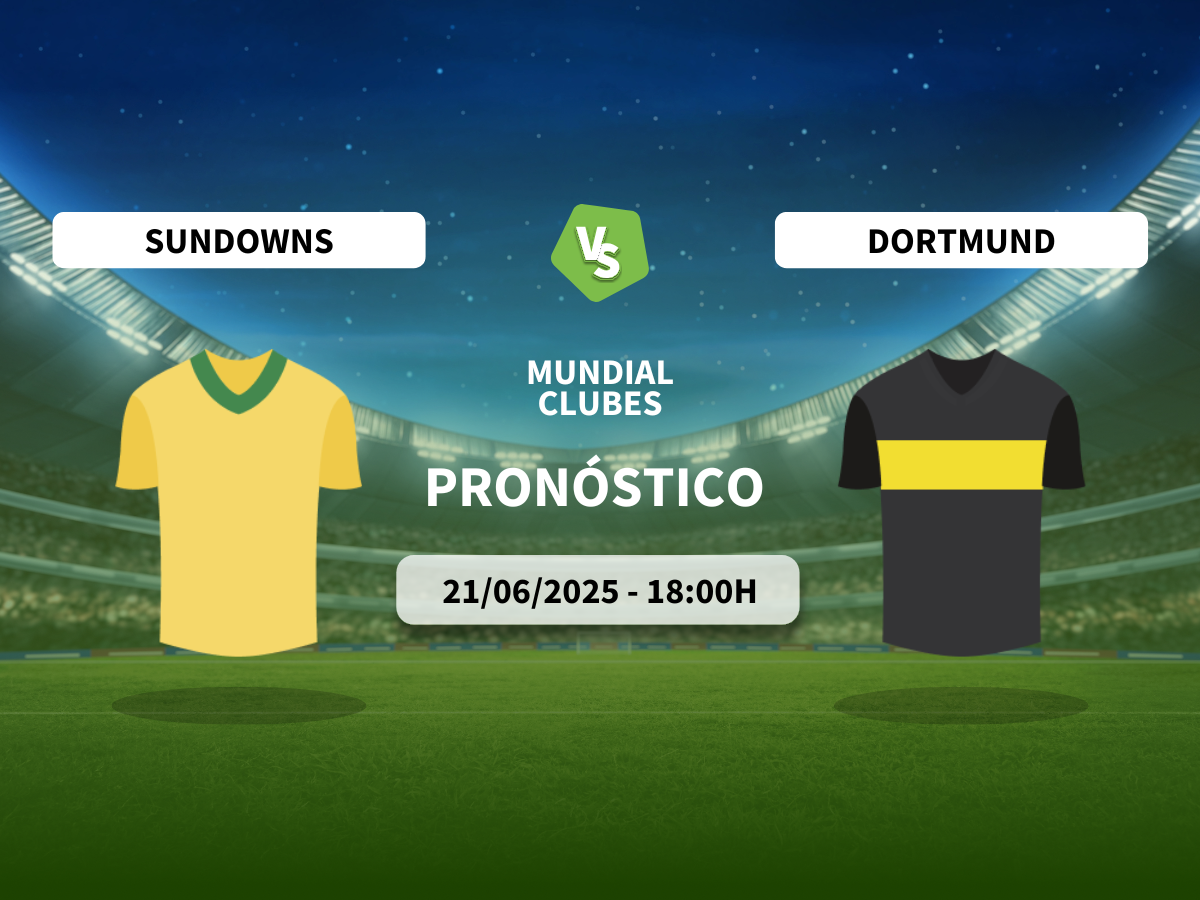 Pronóstico Mamelodi Sundowns vs Borussia Dortmund (21/06/2025)