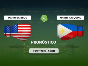 Pronóstico combate Mario Barrios vs Manny Pacquiao (19/07/2025)