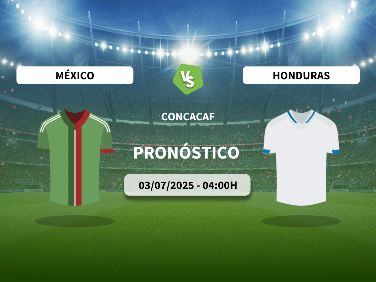 Pronóstico México vs Honduras (03/07/2025)