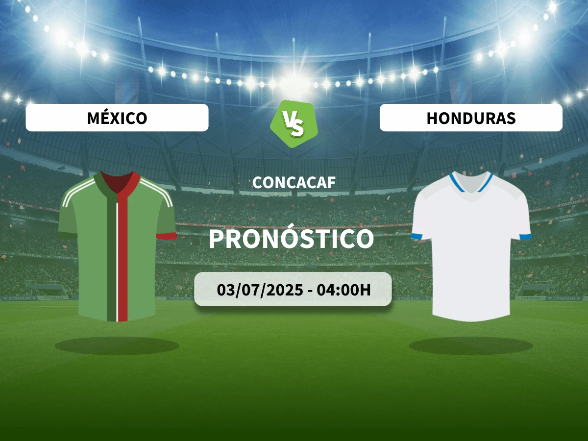 Pronóstico México – Honduras (03/07/25) | Copa Oro CONCACAF