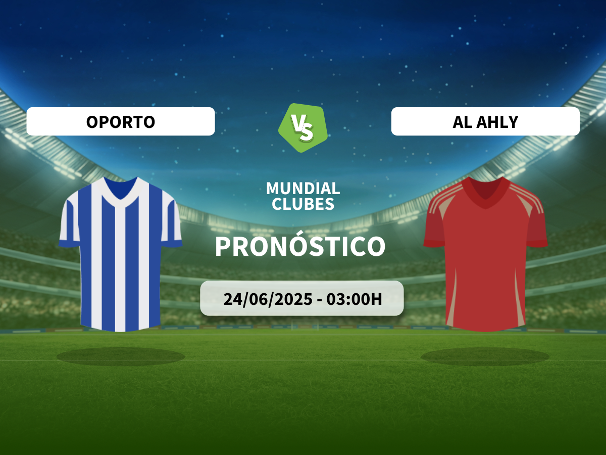 Pronóstico Oporto vs Al-Ahly(24/06/2025)