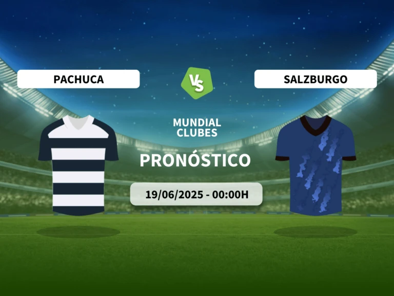 Pron&oacute;stico Pachuca vs Salzburgo (19/06/2025)