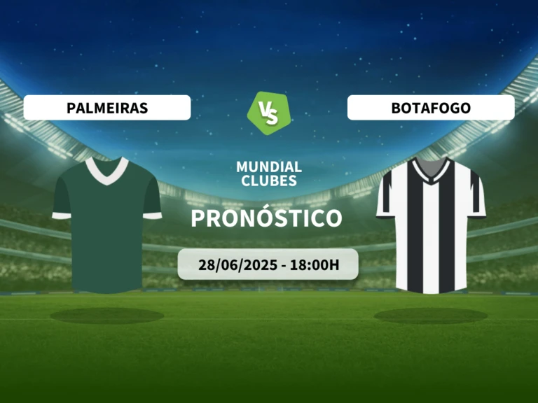 Pron&oacute;stico Palmeiras vs Botafogo (28/06/2025)
