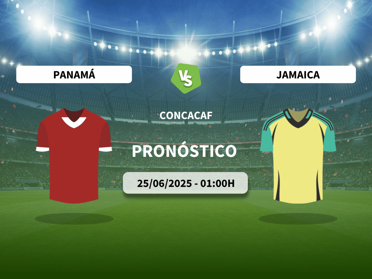 Pronóstico CONCACAF Panamá vs Jamaica (25/06/2025)