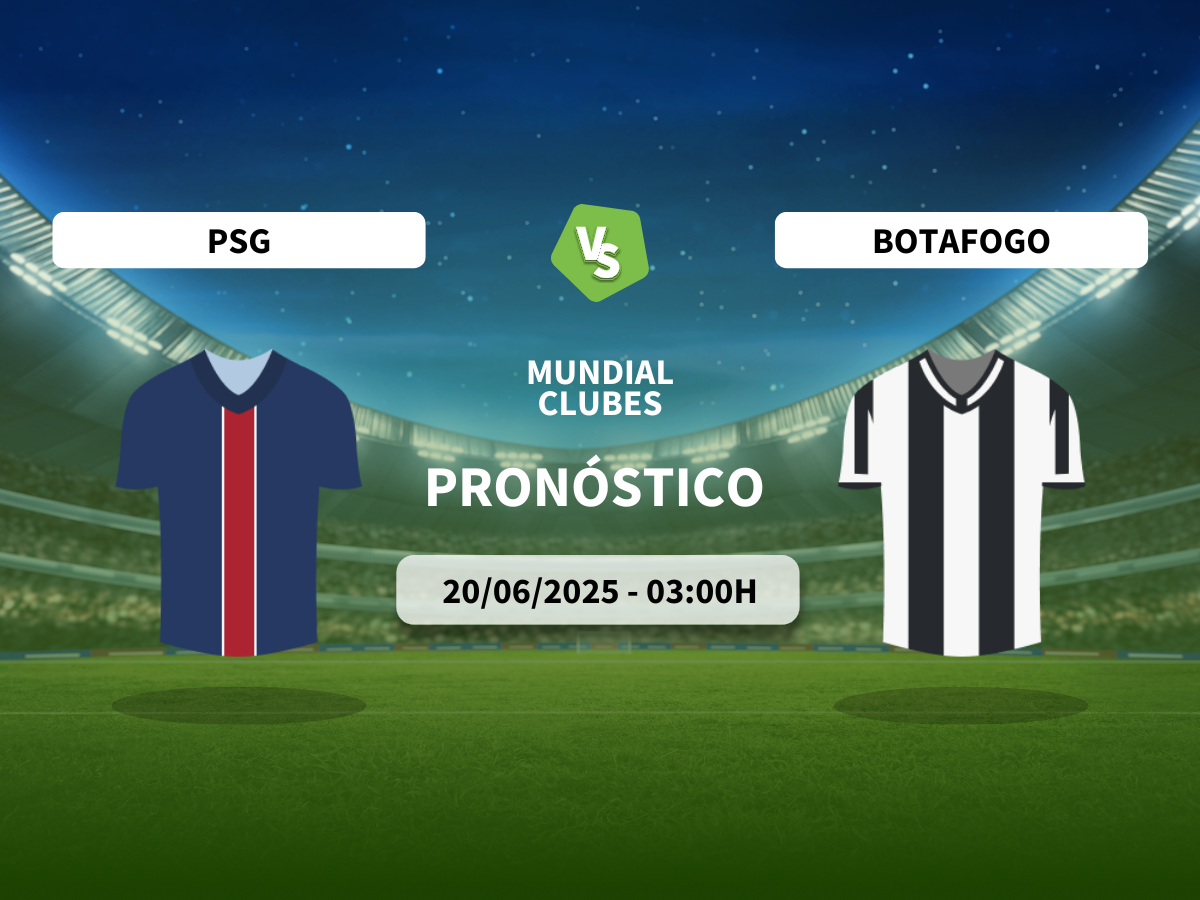 Pronóstico PSG vs Botafogo(20/06/2025)