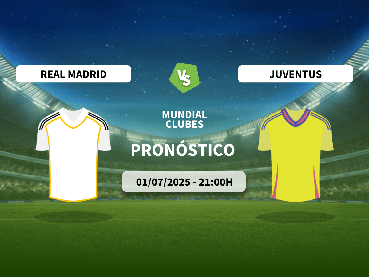 Pronóstico Real Madrid vs Juventus (01/07/2025)